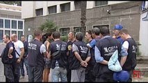 Castellammare (NA) - Fincantieri, protestano operai indotto (29.08.13)
