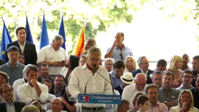 UMP - Discours de Bernard Reynès à Châteaurenard