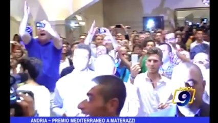 Andria | Premio mediterraneo a Materazzi
