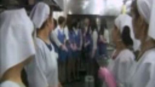 Japanese TV drama syomuni 2013 that's members with pink rubber gloves