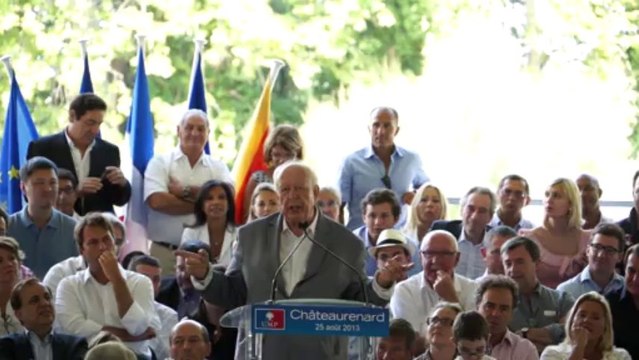 UMP - Discours de Jean-Claude Gaudin à Châteaurenard