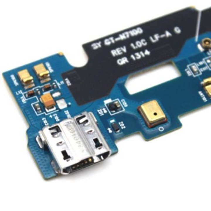 Hytparts.com-For Samsung Galaxy Note 2 N7100 OEM Charging Port Flex Cable with Mic Repair Part