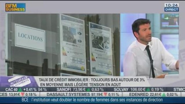 Les taux immobiliers repartent à la hausse : Philippe Taboret dans Intégrale Placements - 29/08