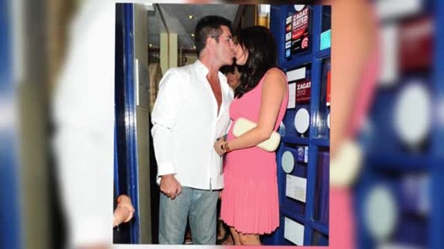 Simon Cowell and Lauren Silverman Kiss After London Dinner