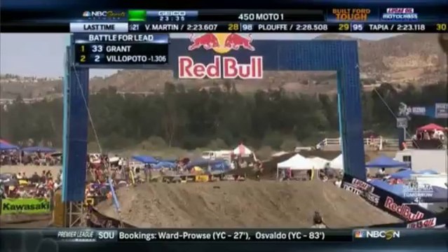 2013 AMA MX Rd12 Lake Elsinore 450 Moto1
