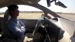 Nissan Autonomous Drive : dépassement d'une autre voiture (sans les mains !)