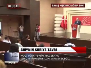CHP'NİN SURİYE TAVRI