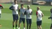 PSG - Blaise Matuidi s'entraîne avec sa blessure au crâne