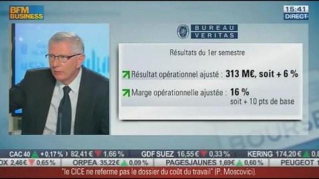 Implantation de Bureau VERITAS en Chine : Didier Michaud-Daniel, dans Intégrale Bourse - 29/08