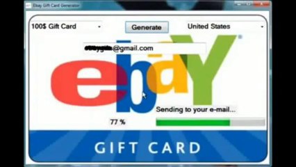 Ebay Gift Card Generator V5.2 works 100% 2013 -