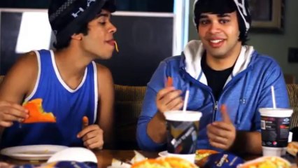 Taco Bell Doritos Locos Eating Competition!