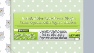 Instabuilder Bonus - Instabuilder Plugin - The Ulimate WP Marketing Plugin!