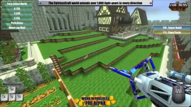 Castles in The Sky, FortressCraft Unity Special build WIP