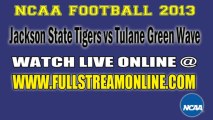 Watch Jackson State Tigers vs Tulane Green Wave Live Streaming Game Online