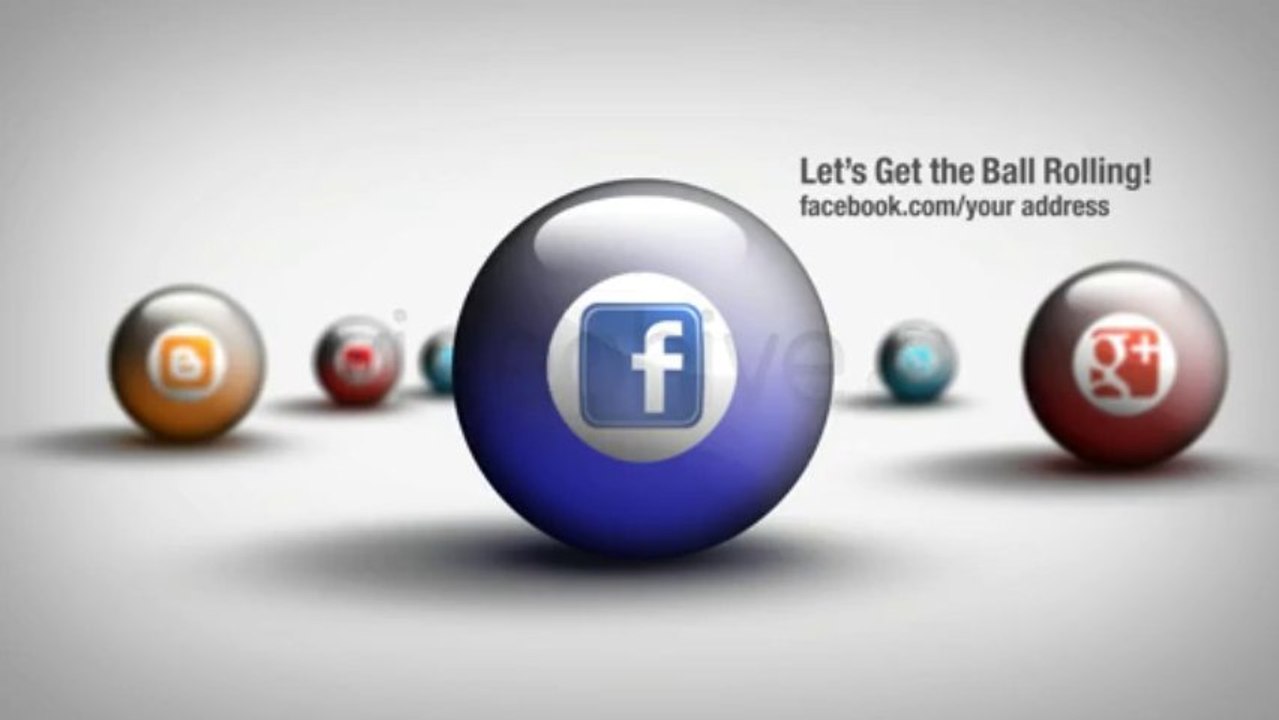 Social Media Balls - After Effects Template