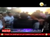 لحظة دخول محمد البلتاجي إلى سجن طرة