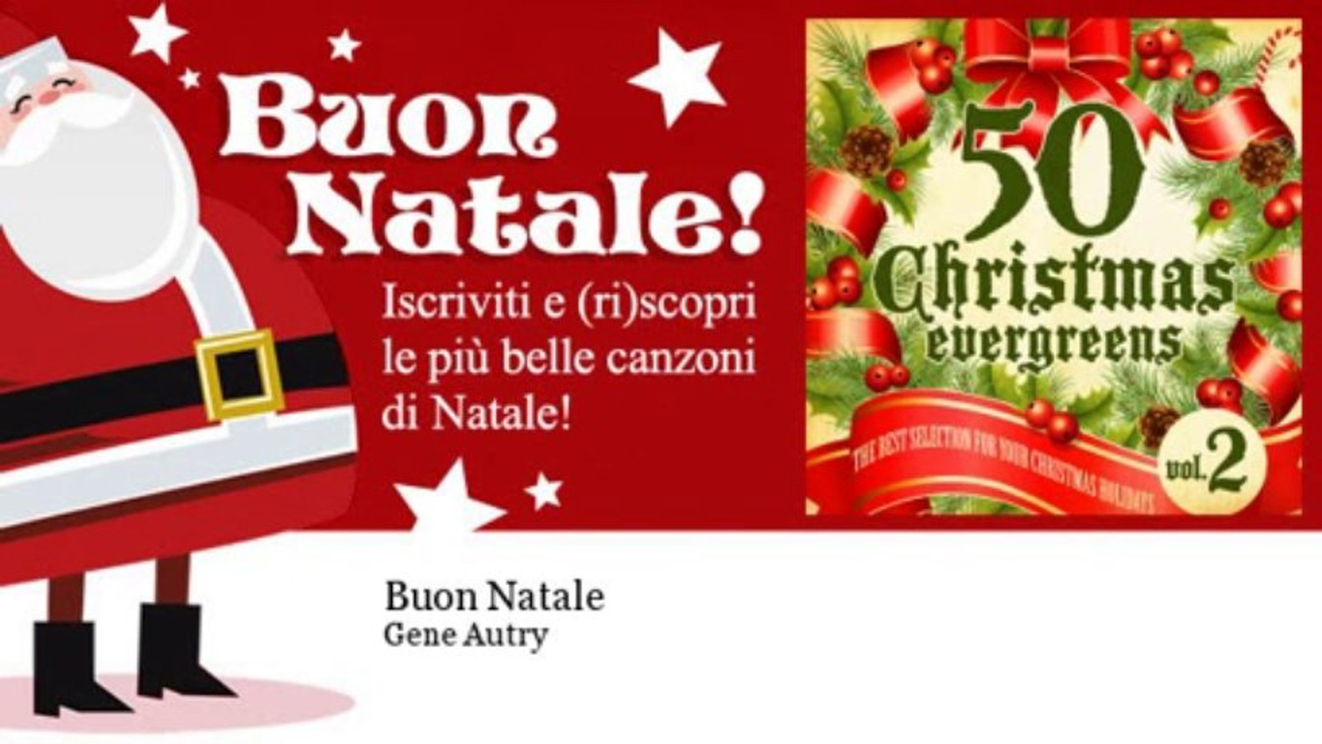 Buon Natale Gene Autry.Gene Autry Buon Natale Video Dailymotion