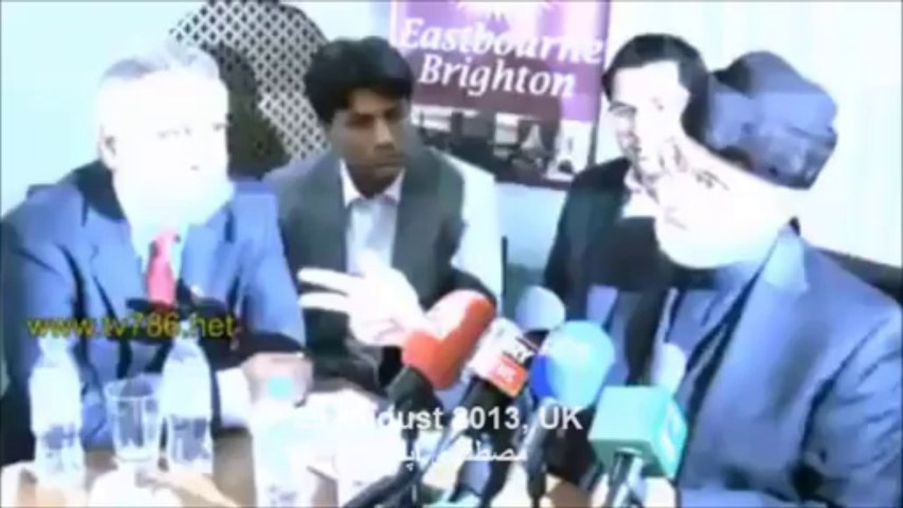 Dr Tahir ul Qadri Talk to Media on 29 August 2013 in UK Meet the Press (Question Answer Session)