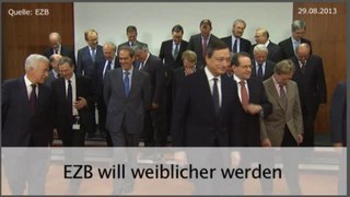 EZB will weiblicher werden