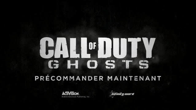 Call of Duty Ghosts - Guerriers Masqués Teaser Trailer [FR]