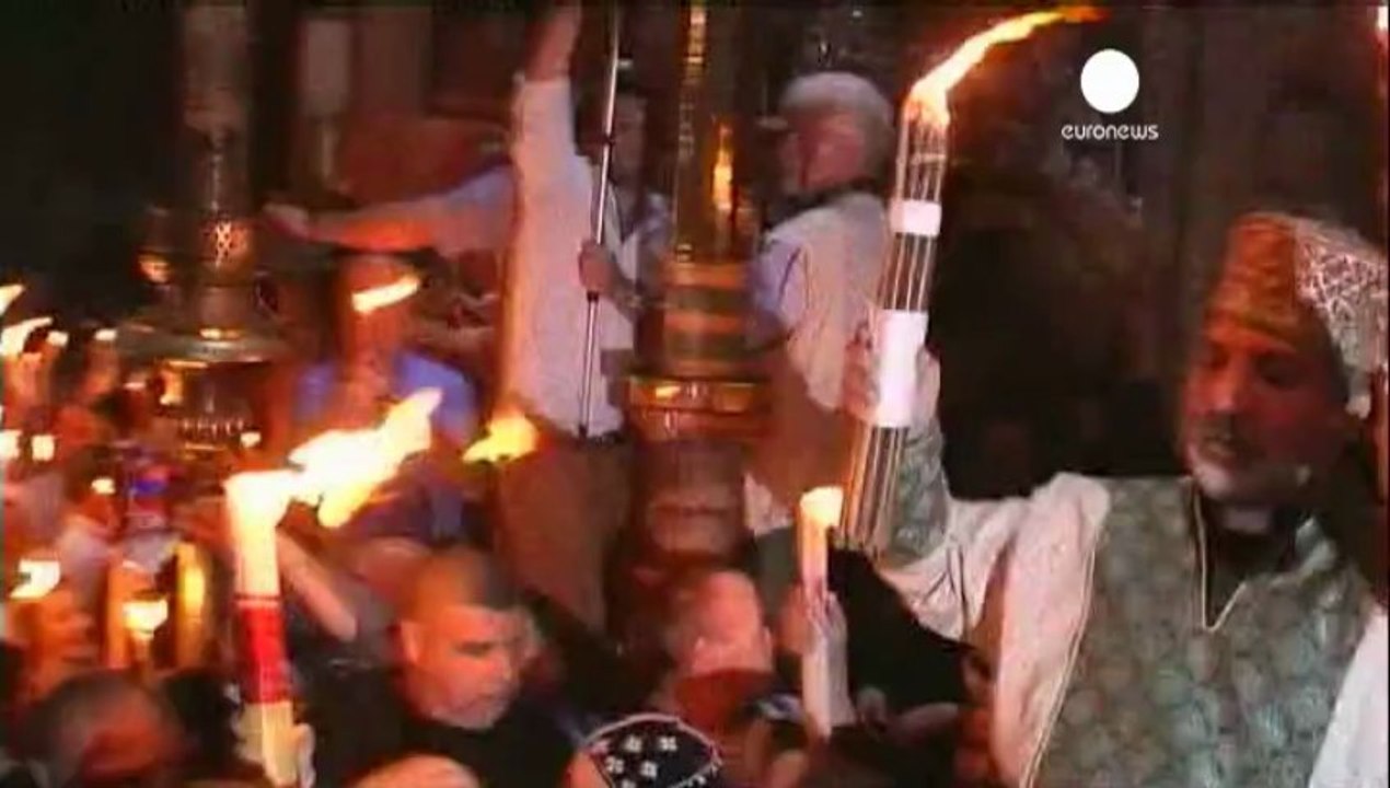 'Holy Fire' ceremony in Jerusalem ushers in Orthodox Easter