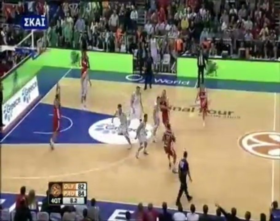 Panathinaikos 84-82 Olympiacos - LAST 3 MINUTES (2009, Berlin)