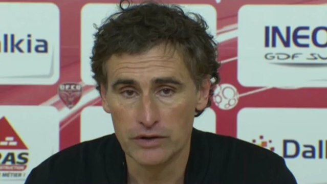 Conférence de presse Dijon FCO - CS Sedan : Olivier DALL'OGLIO (DFCO) - Laurent GUYOT (CSSA) - saison 2012/2013