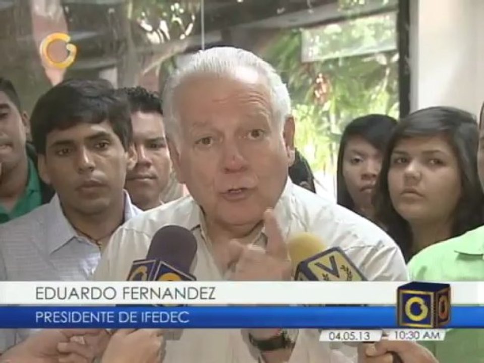 Eduardo Fernández: Hay que cancelar la política...