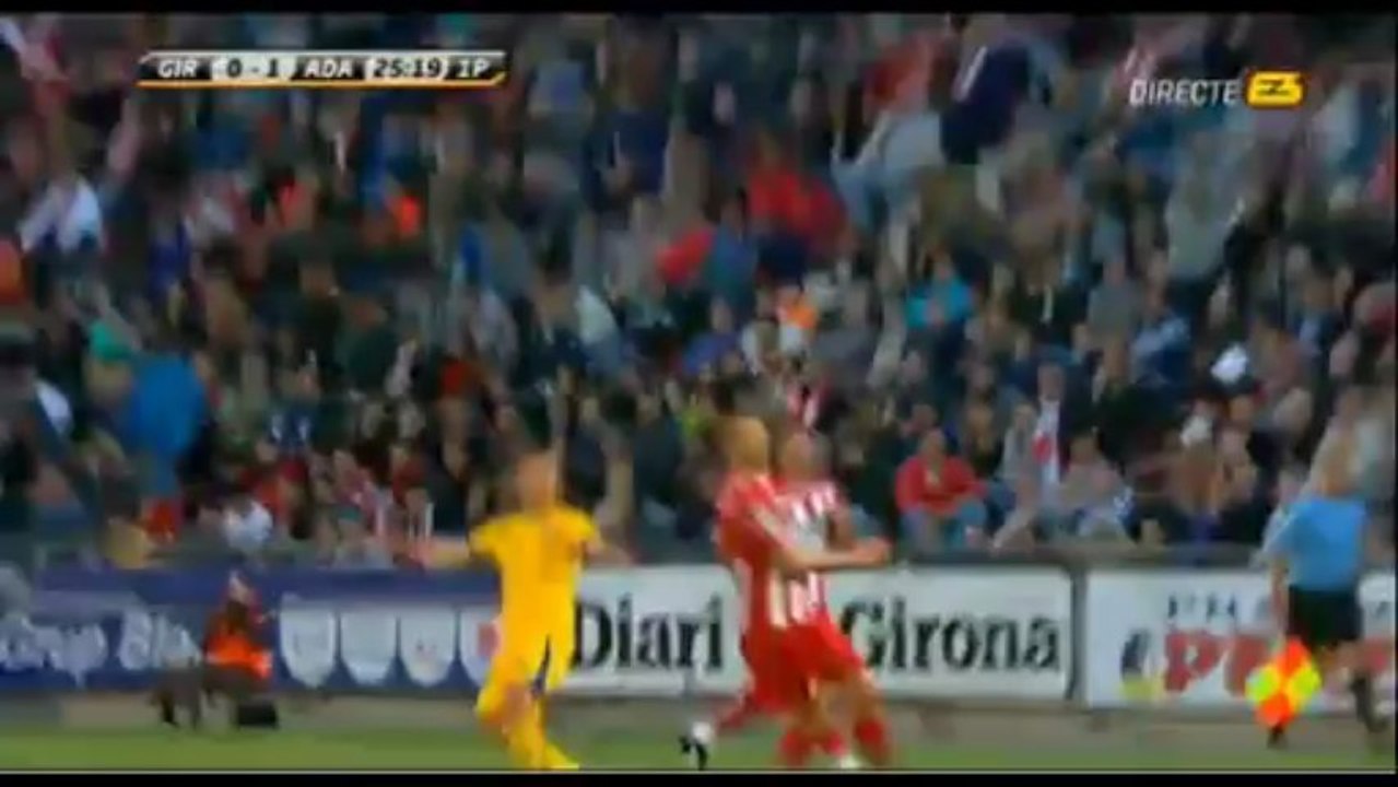 Girona 0-1 Alcorcón (Gol de Oriol Riera) LIGA ADELANTE