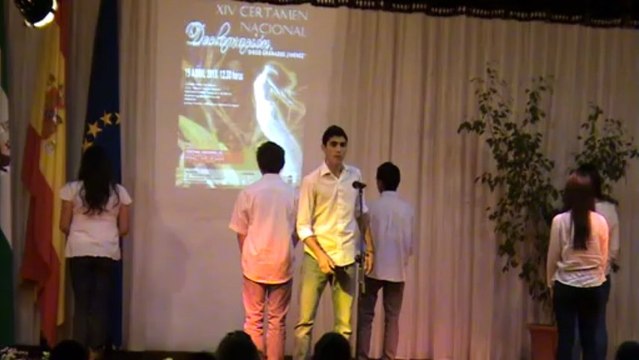 Alumnos IES Martín Gª Ramos. Homenaje a Mario Benedetti. 2013