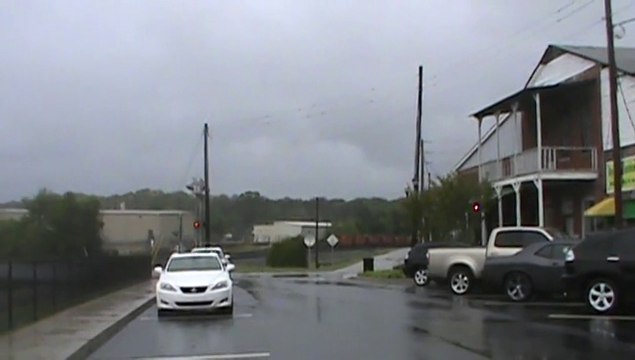 Norfolk Southern stack and autorack train southeast through Austell Ga.