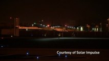 Solar-powered plane compleets first leg of trip