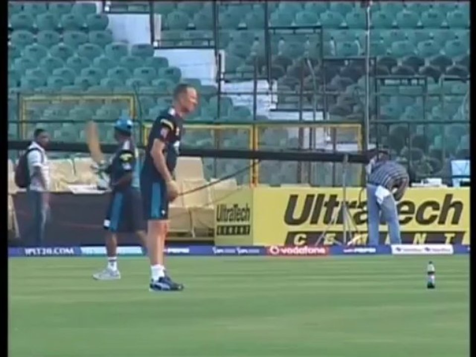 Pune Warriors in practice session