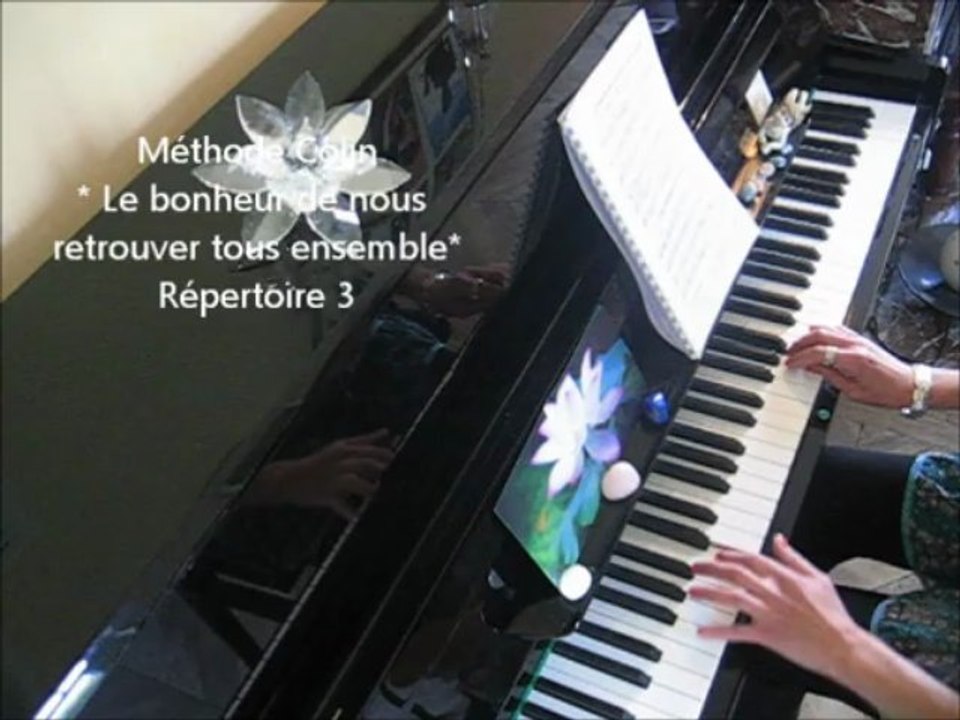 Méthode Colin.Le bonheur de nous retrouver tous ensemble. Rép 3