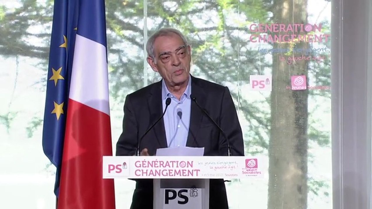 Génération changement : le discours d'Henri Emmanuelli