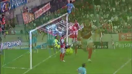 But Adrian MUTU (24ème) - Stade de Reims - AC Ajaccio (1-1) - saison 2012/2013