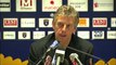 Conférence de presse FC Sochaux-Montbéliard - FC Lorient : Eric HELY (FCSM) - Christian  GOURCUFF (FCL) - saison 2012/2013