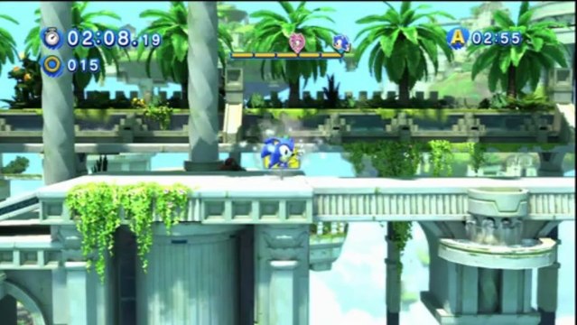 Sonic Generations - Sky Sanctuary Acte 1 - Défi 5 : Amy - Sens Dessus Dessous