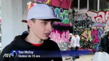 A Londres, un skatepark menacé sur les bords de la Tamise
