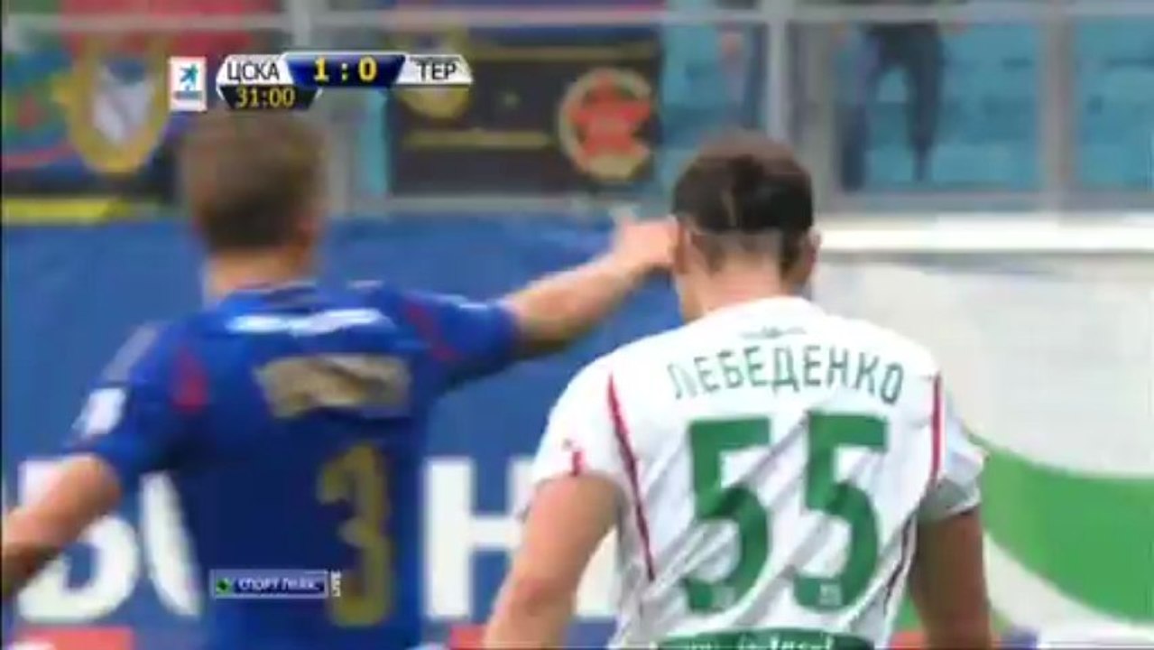 ЦСКА - "Терек" 27 тур ЧР 2013, 1 тайм