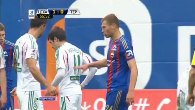 ЦСКА - Терек 27 тур ЧР 2013, 2 тайм