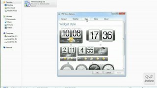 Weather and clock widget to desktop - Free HTC Home
