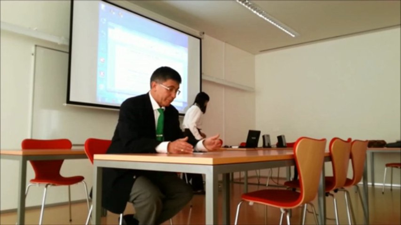 Artur Victoria fala sobre o conflito  Sírio na Universidade do Minho -  parte 1