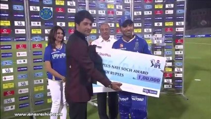 Suraj / Anas Sp. guest - Presentation Ceremony - IPL 6 - RR vs KVlP