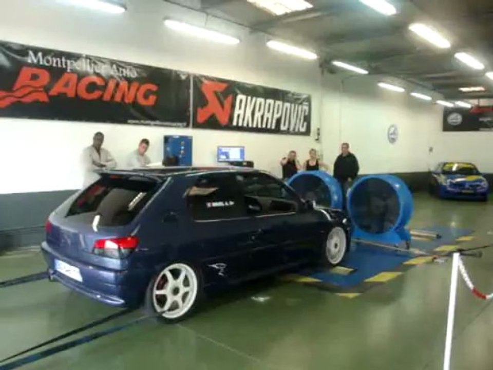 306 XSi - AB Méca Sport - Passage au banc 174ch Montpellier Auto Racing 05/05/2013