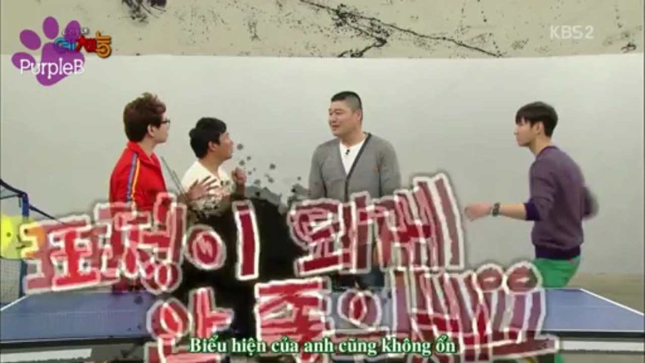 [PurpleB's Vietsub] 130409 Our Neighborhood Arts and Physical Education Ep 1 with MC Changmin 1-2