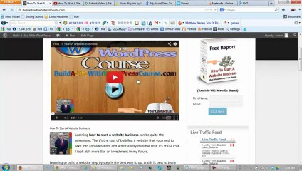 How To Build A WordPress Website From Scratch Part 7 - Video Placement