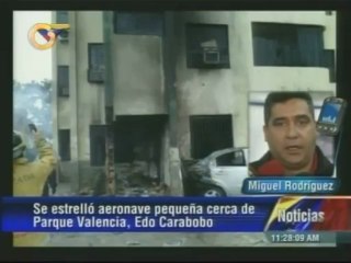 Fallecen dos personas tras estrellarse avioneta en Valencia