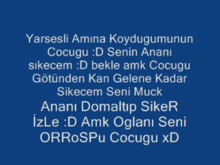 YARSESLİ Amın Oglu Göt  Orospu Cocugu