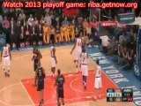 New York Knicks vs Indiana Pacers Playoffs 2013 game 1 Time